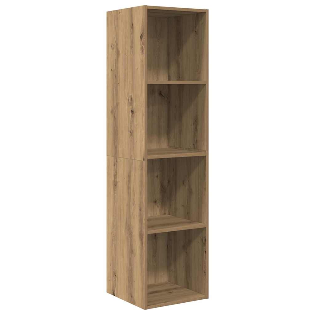 Cabinet TV chêne artisanal 37 x 37 x 142.5 cm Bois d'ingénierie - XIOS