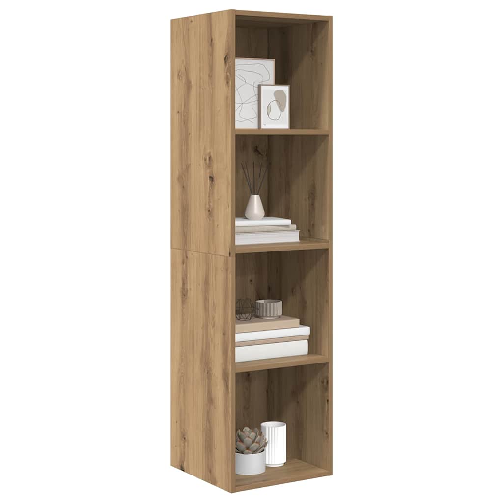 Cabinet TV chêne artisanal 37 x 37 x 142.5 cm Bois d'ingénierie - XIOS