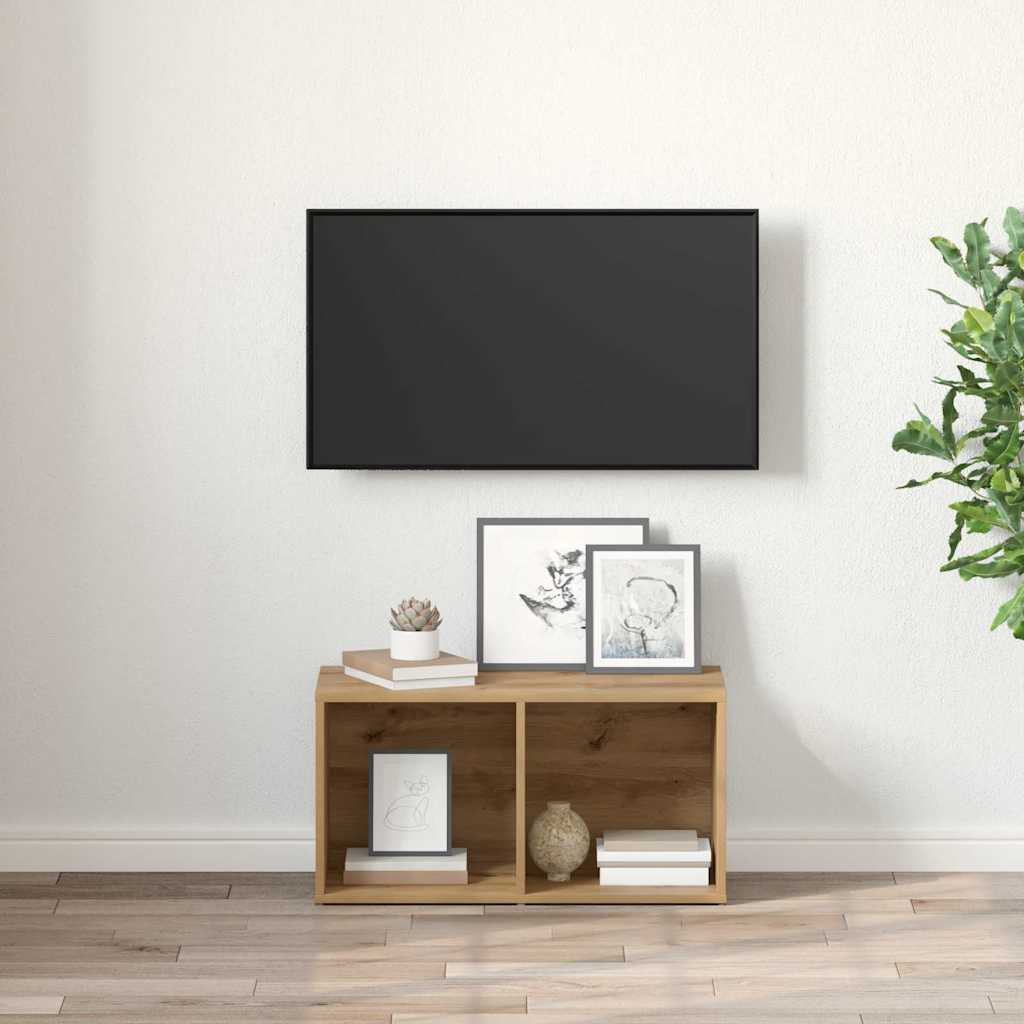 Meuble TV chêne artisanal Bois d'ingénierie - XIOS