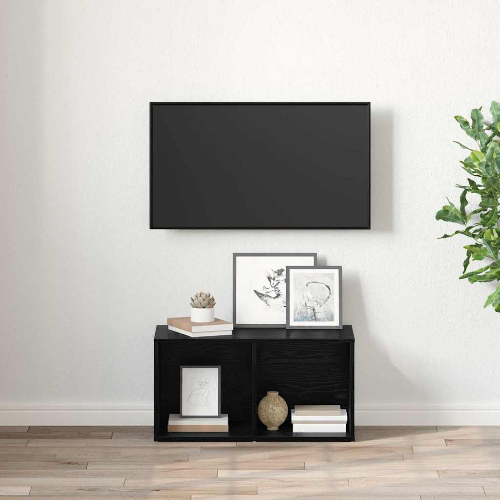 Meuble TV Chêne noir Bois d'ingénierie - XIOS