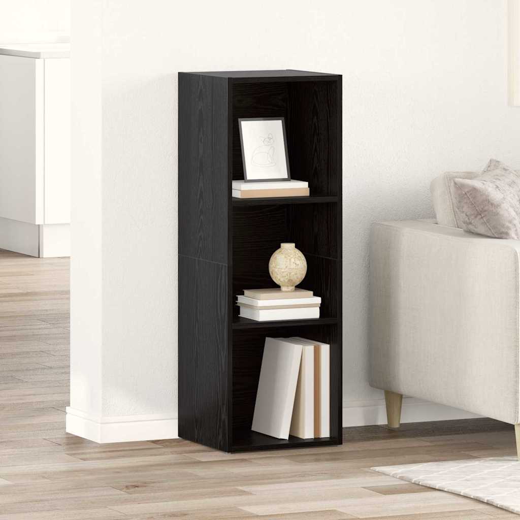 Meuble TV Chêne noir Bois d'ingénierie