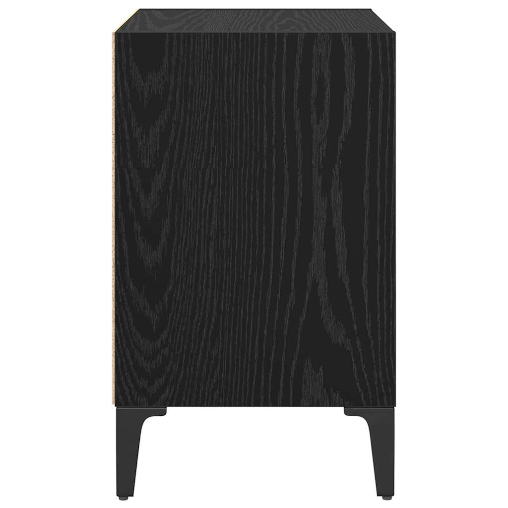 Cabinet de chevet 2 pcs Chêne noir 40 x 30 x 50 cm - XIOS