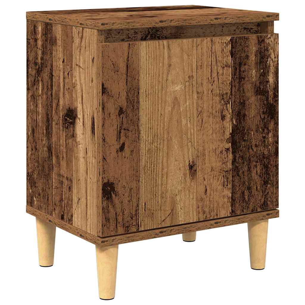Cabinet de chevet Bois ancien 40 x 30 x 50 cm Bois d'ingénierie - XIOS