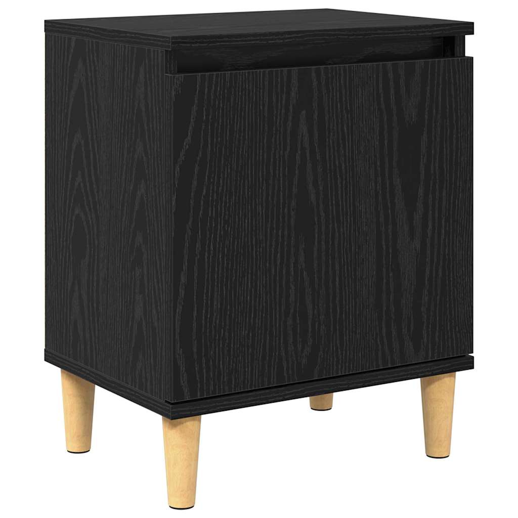 Cabinet de chevet Chêne noir 40 x 30 x 50 cm Bois d'ingénierie - XIOS