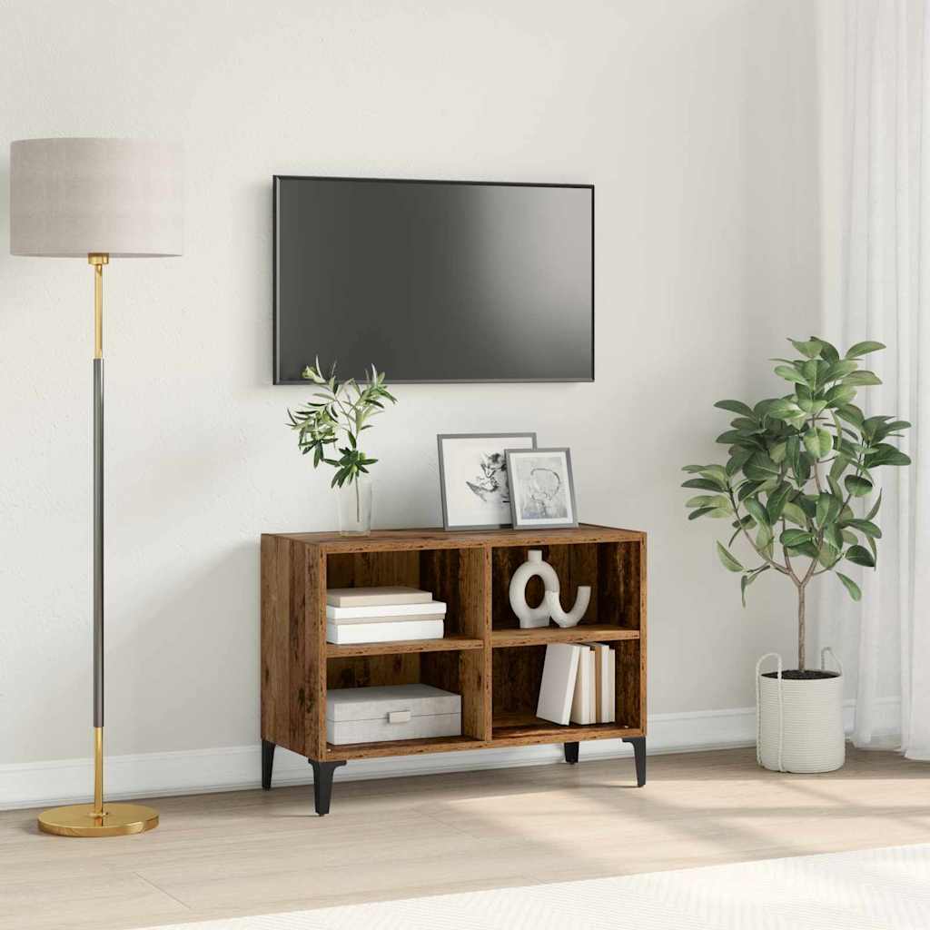 Meuble TV Marron 69.5 x 30 x 50 cm Bois d'ingénierie - XIOS