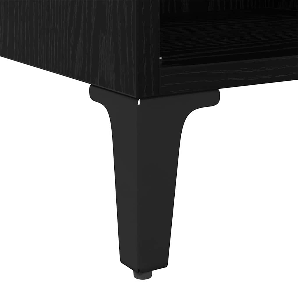 Meuble TV Noir 69.5 x 30 x 50 cm Bois d'ingénierie - XIOS