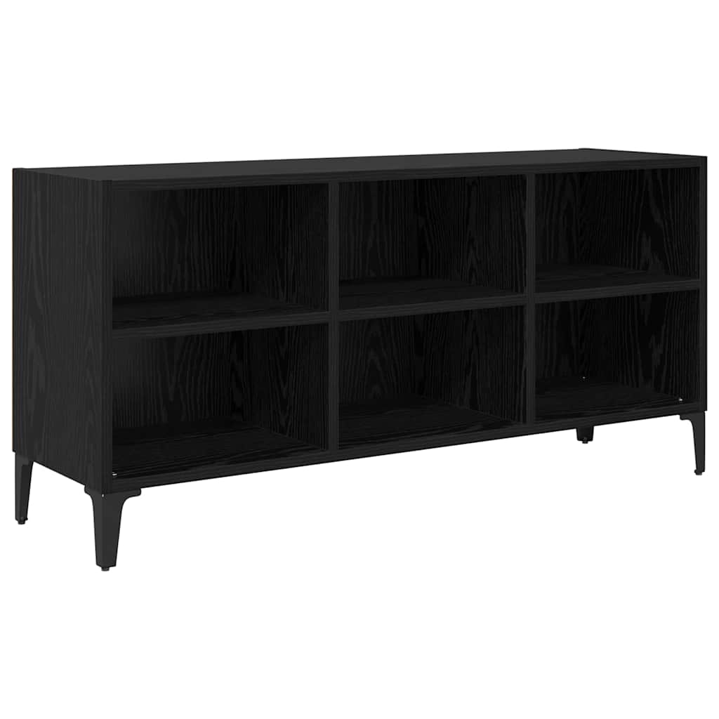Meuble TV Noir 69.5 x 30 x 50 cm Bois d'ingénierie - XIOS