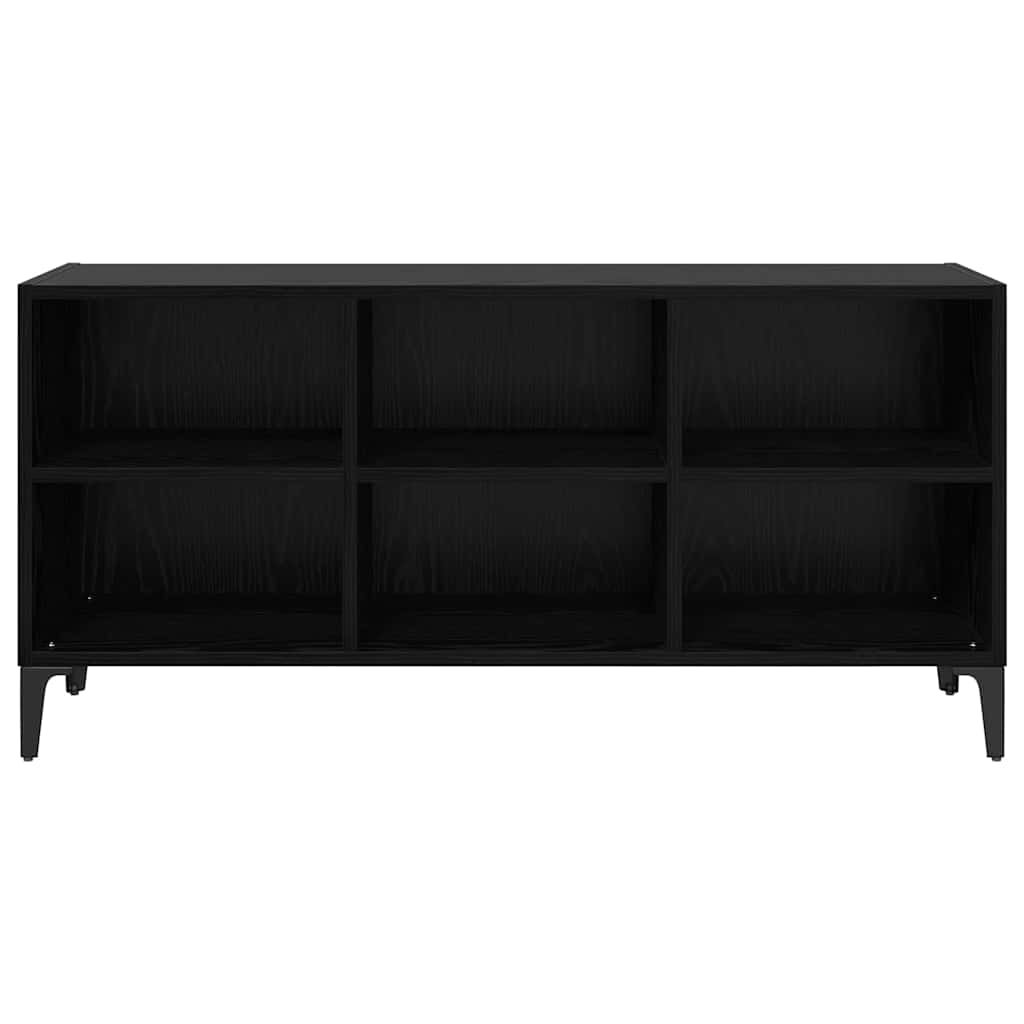 Meuble TV Noir 69.5 x 30 x 50 cm Bois d'ingénierie - XIOS