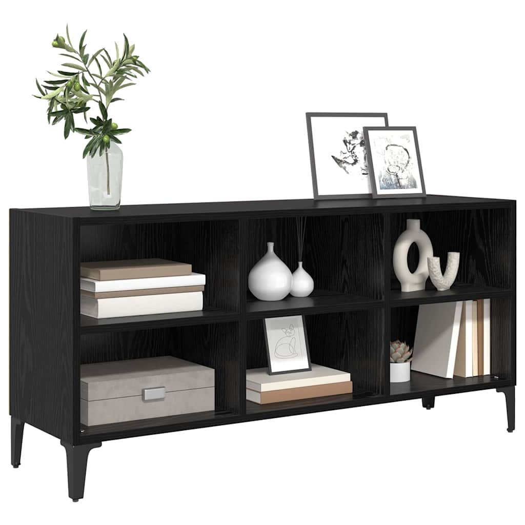 Meuble TV Noir 69.5 x 30 x 50 cm Bois d'ingénierie - XIOS