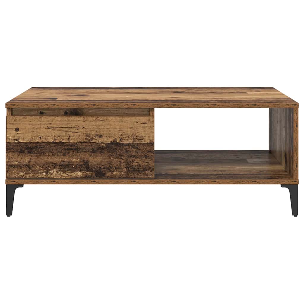 Table basse Bois ancien 90 x 60 x 35 cm Bois d'ingénierie - XIOS