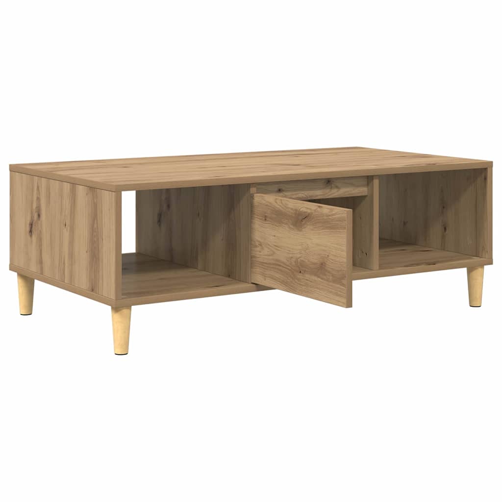 Table basse chêne artisanal 103,5 x 60 x 35 cm - XIOS