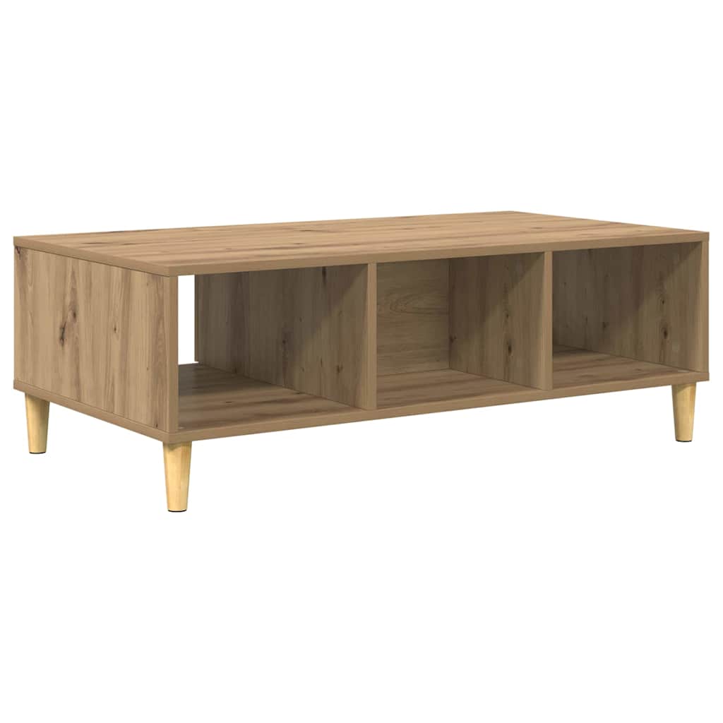 Table basse chêne artisanal 103,5 x 60 x 35 cm - XIOS