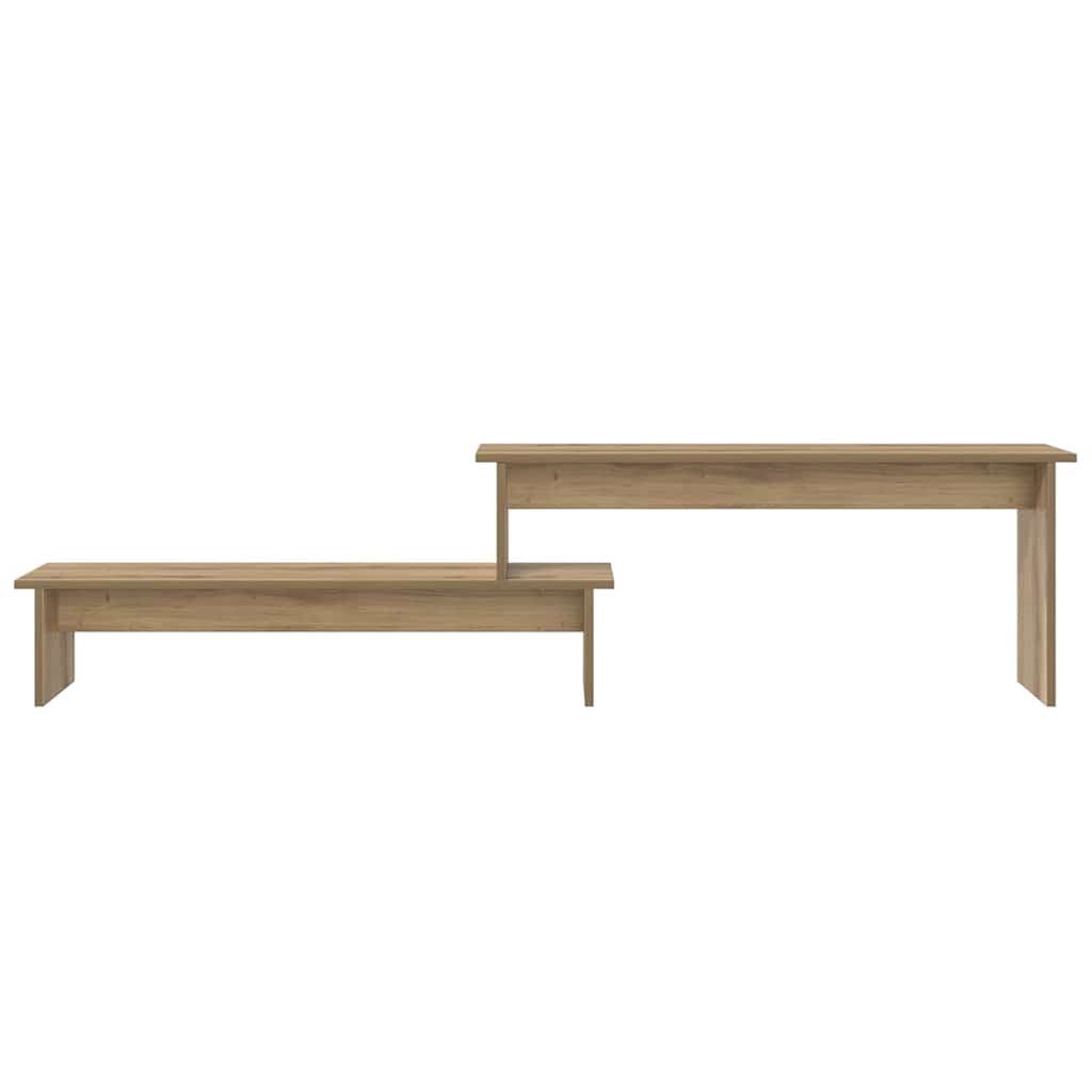 Meuble TV chêne artisanal 180 x 30 x 43 cm Bois d'ingénierie - XIOS