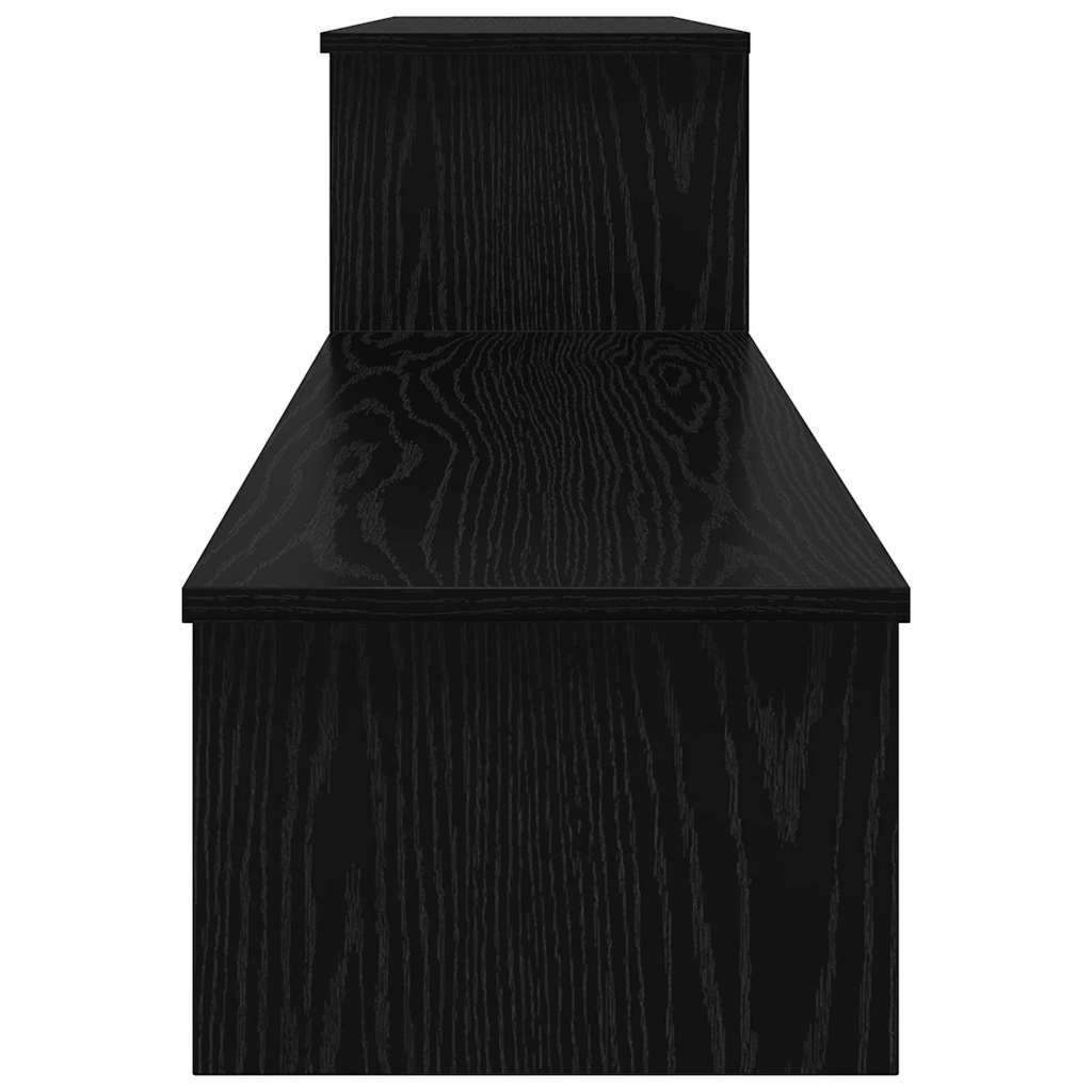 Meuble TV Chêne noir 180 x 30 x 43 cm Bois d'ingénierie - XIOS