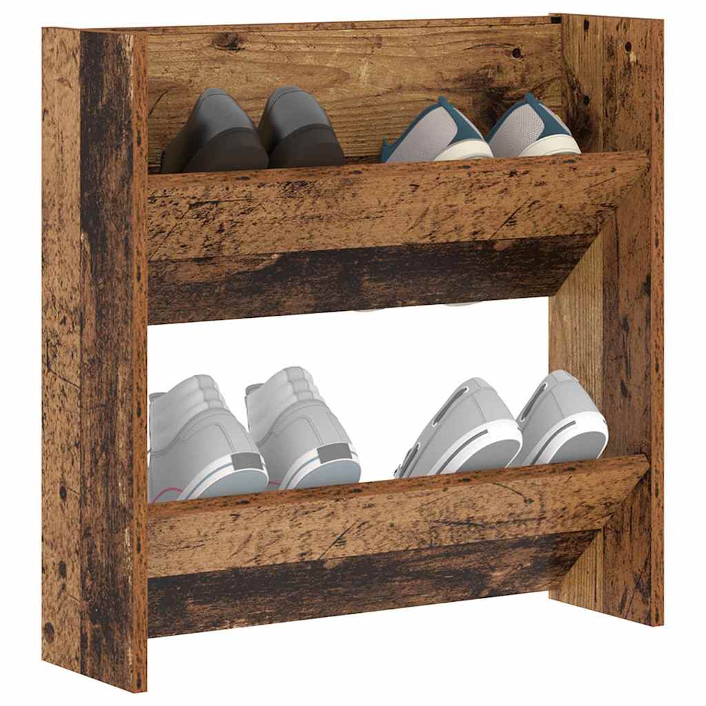 Cabinet à chaussures mural Autre Bois ancien Bois d'ingénierie - XIOS