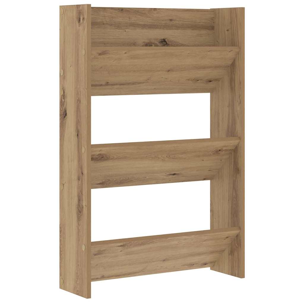 Cabinets à chaussures muraux chêne artisanal Bois d'ingénierie - XIOS