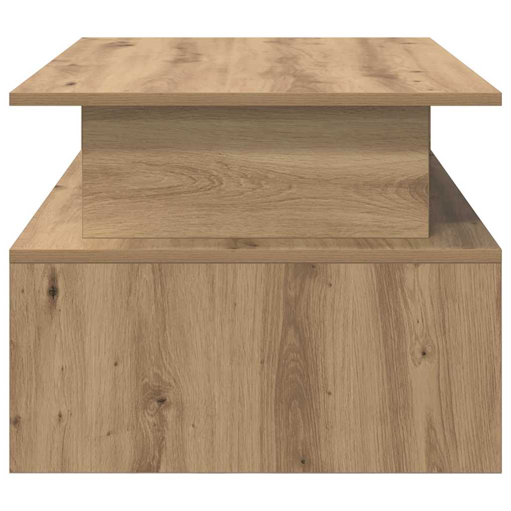 Table basse chêne artisanal 90 x 55 x 42.5 cm Bois d'ingénierie - XIOS