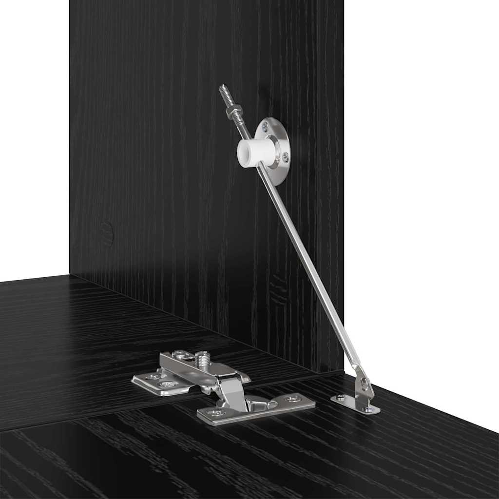 Meuble TV 2 pcs Noir 60 x 30 x 30 cm Bois d'ingénierie - XIOS