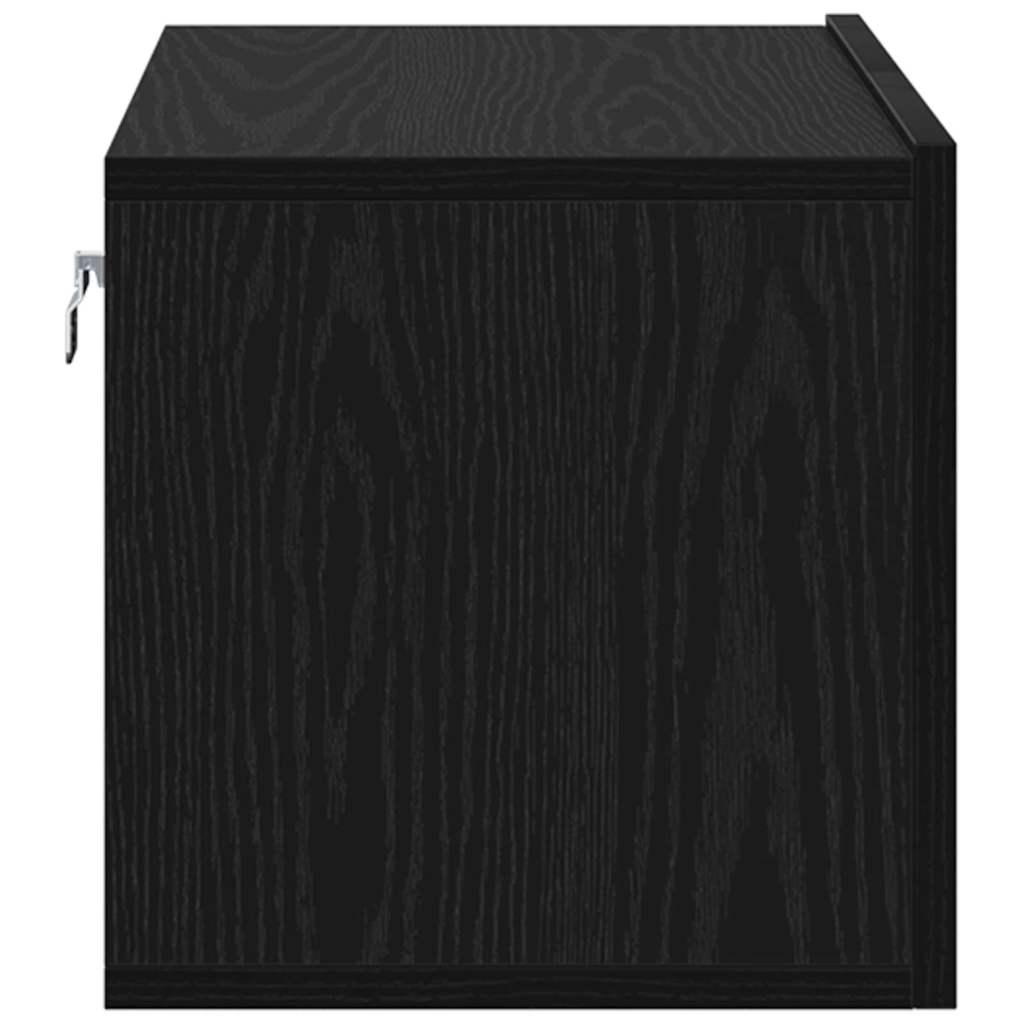 Meuble TV 2 pcs Noir 60 x 30 x 30 cm Bois d'ingénierie - XIOS