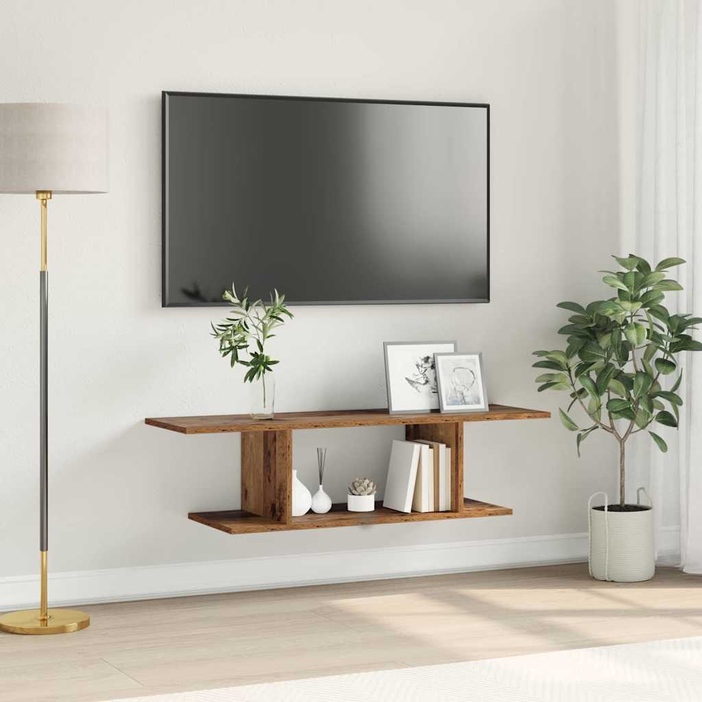 Meuble TV Marron 103 x 30 x 26,5 cm Bois d'ingénierie - XIOS