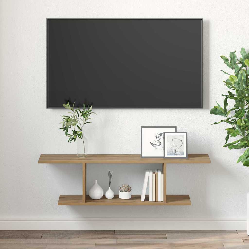 Meuble TV Marron 103 x 30 x 26,5 cm Bois d'ingénierie - XIOS