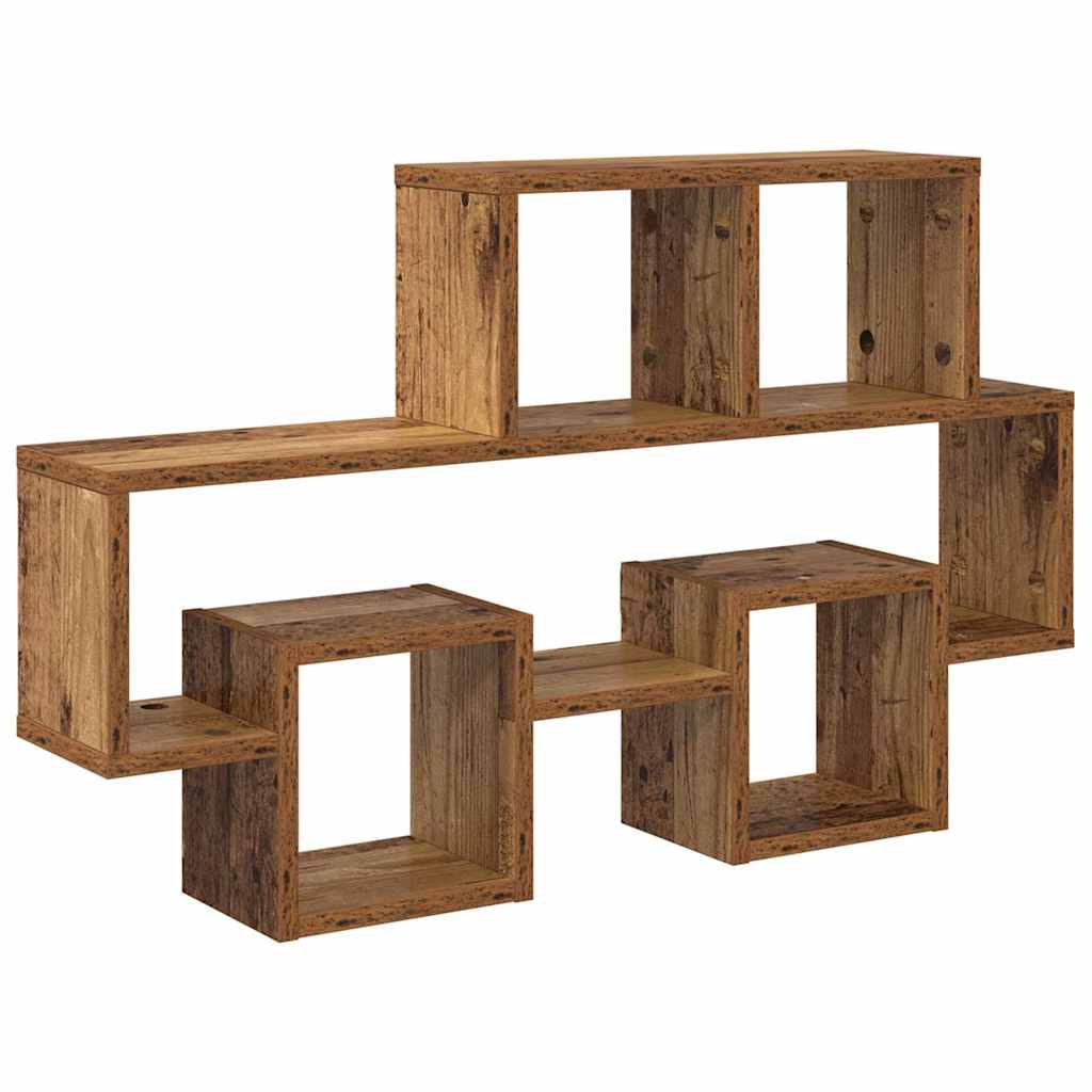 Étagère Murale Bois ancien 82 x 15 x 51 cm Bois d'ingénierie - XIOS