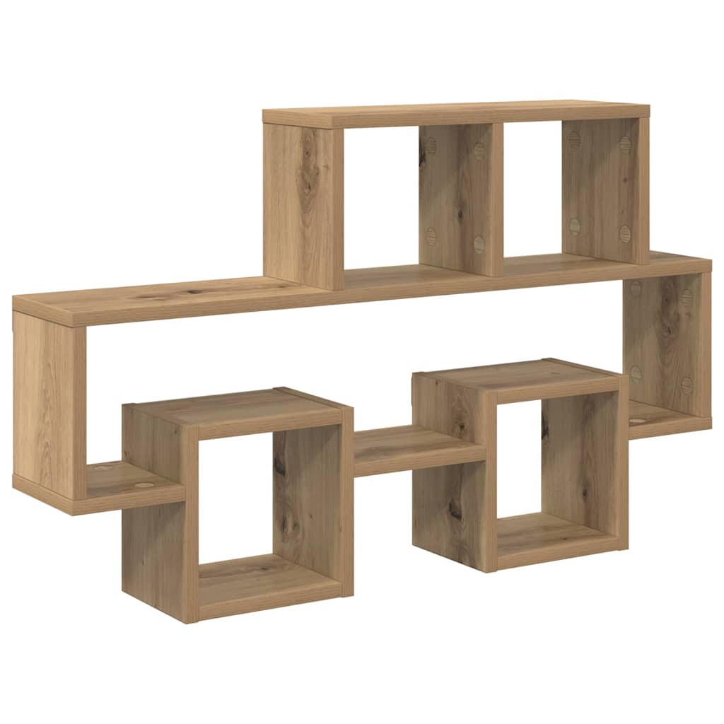 Étagère Murale avec étagère chêne artisanal 82 x 15 x 51 cm - XIOS