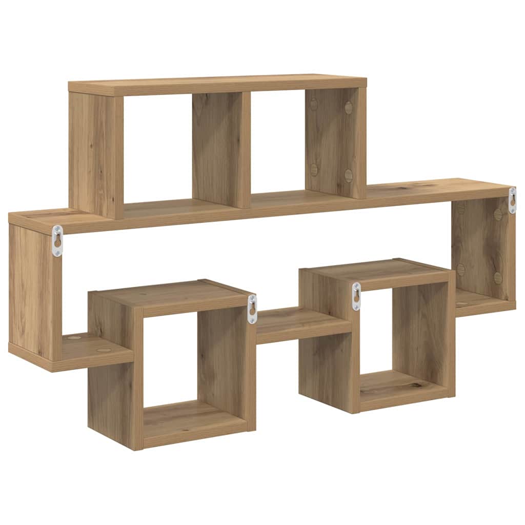 Étagère Murale avec étagère chêne artisanal 82 x 15 x 51 cm - XIOS