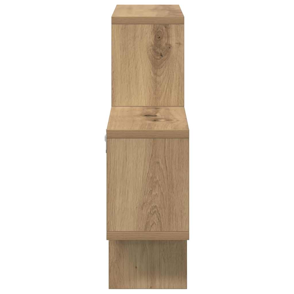 Étagère Murale avec étagère chêne artisanal 82 x 15 x 51 cm - XIOS