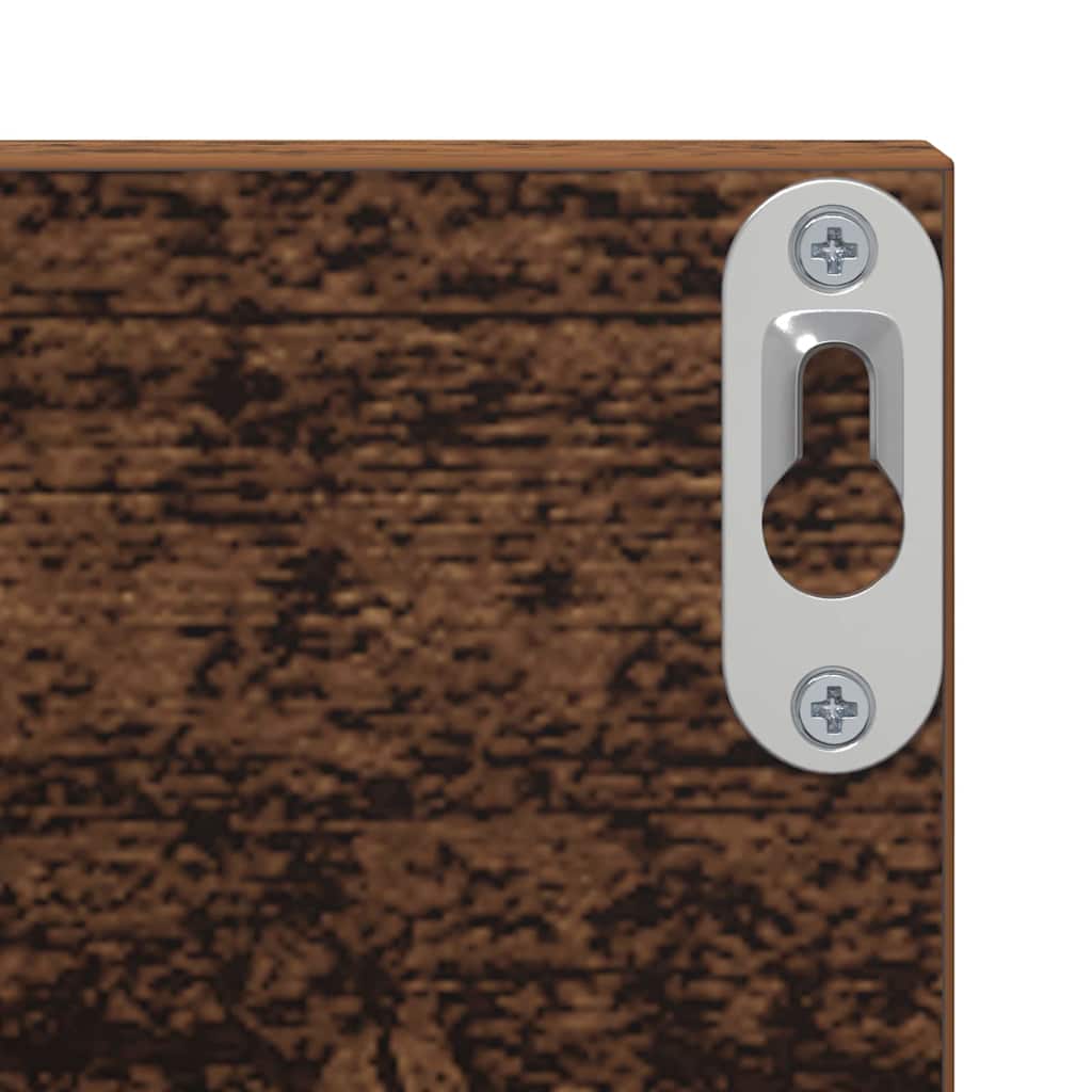 Étagères Murales 2 pcs Bois ancien 80 x 11,5 x 18 cm - XIOS