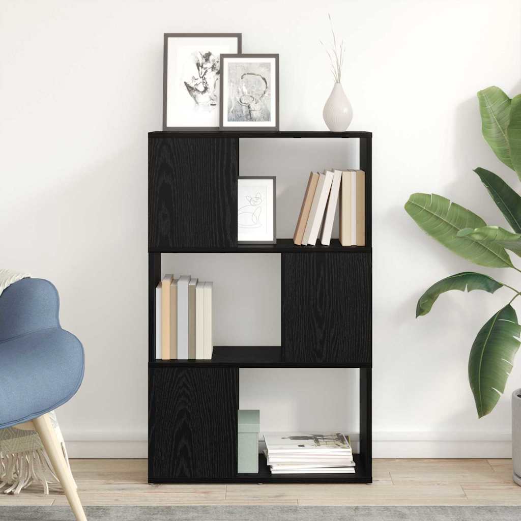 Centre de divertissement Noir 60 x 24 x 94 cm Bois d'ingénierie - XIOS