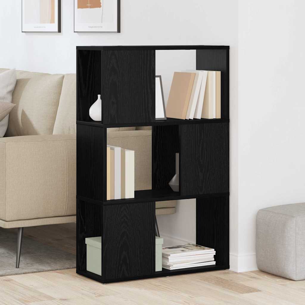 Centre de divertissement Noir 60 x 24 x 94 cm Bois d'ingénierie - XIOS
