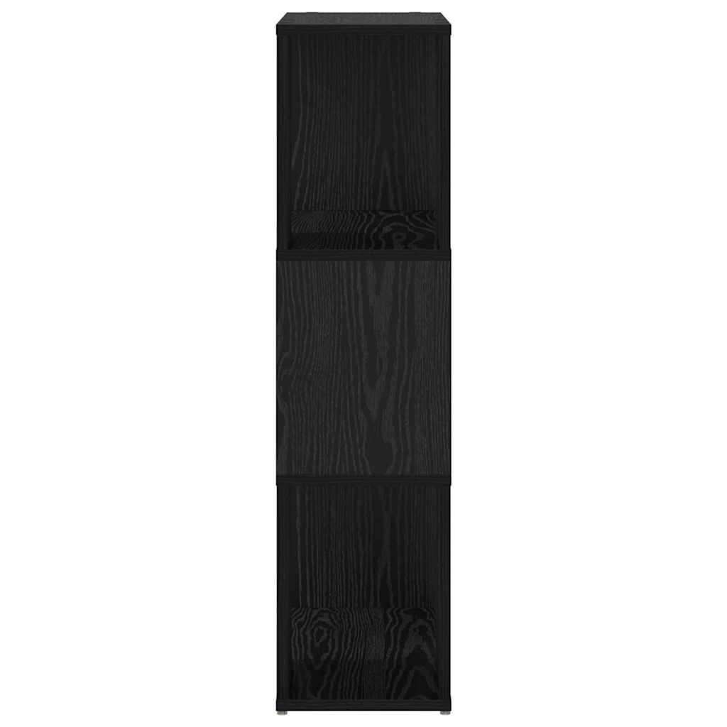 Centre de divertissement Noir 60 x 24 x 94 cm Bois d'ingénierie - XIOS