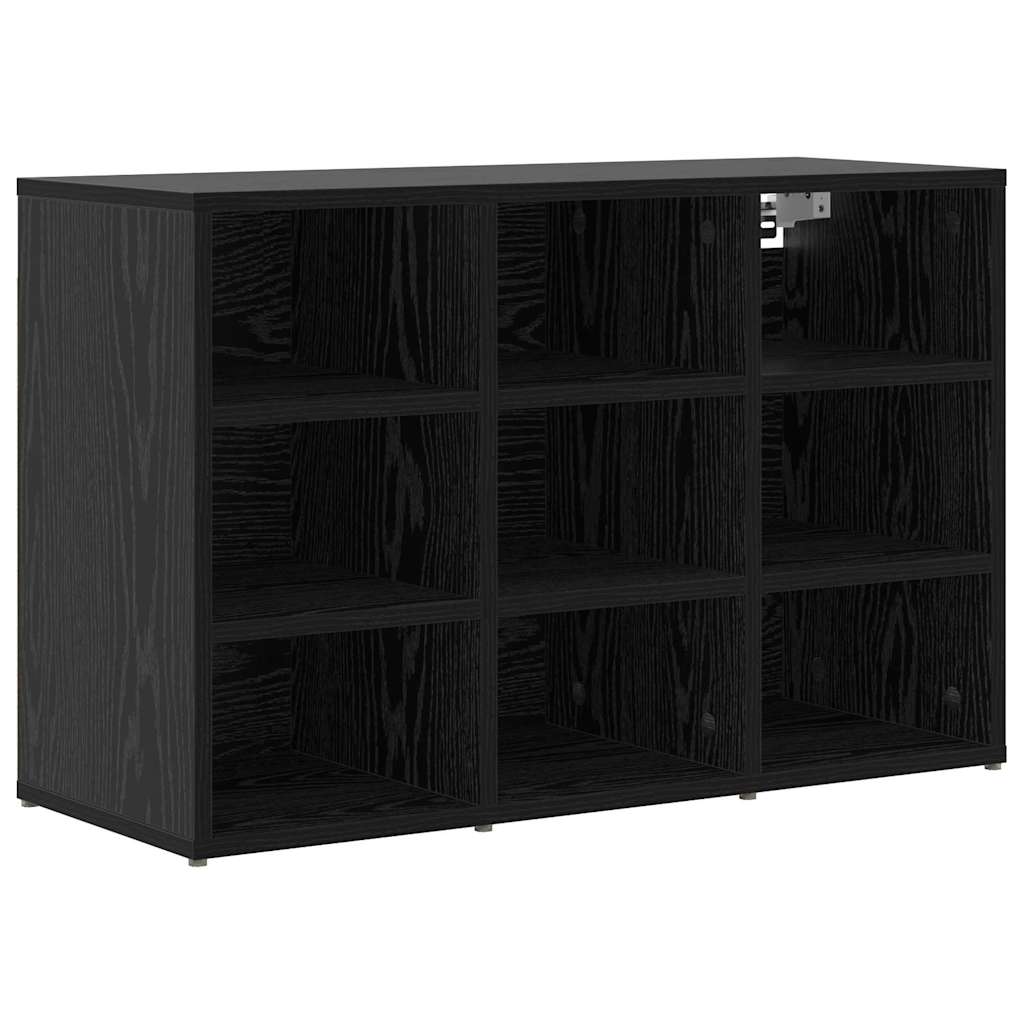 Meuble à chaussures avec étagère Chêne noir 77.5 x 30 x 51 cm - XIOS