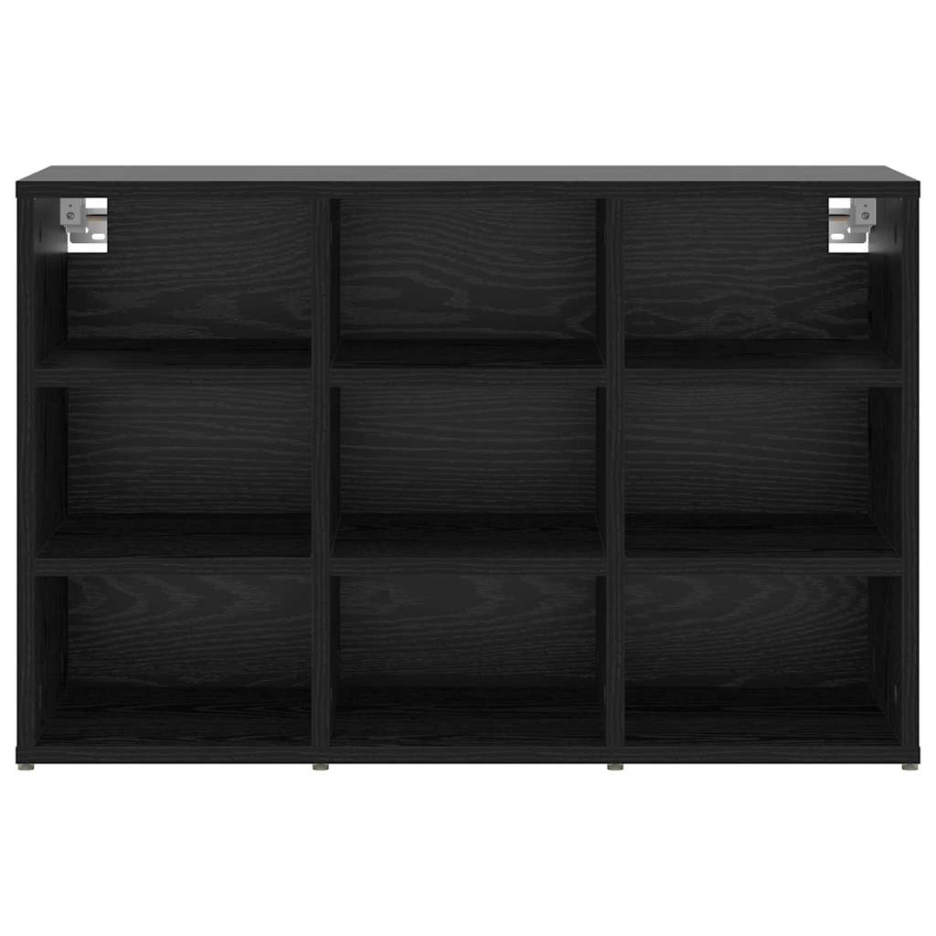 Meuble à chaussures avec étagère Chêne noir 77.5 x 30 x 51 cm - XIOS