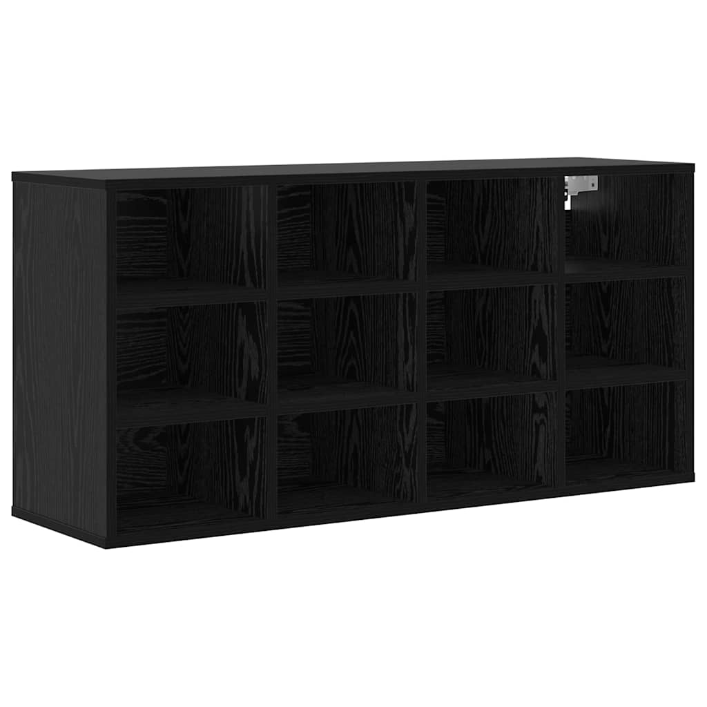 Meuble à chaussures avec étagère Chêne noir 103 x 30 x 51 cm - XIOS
