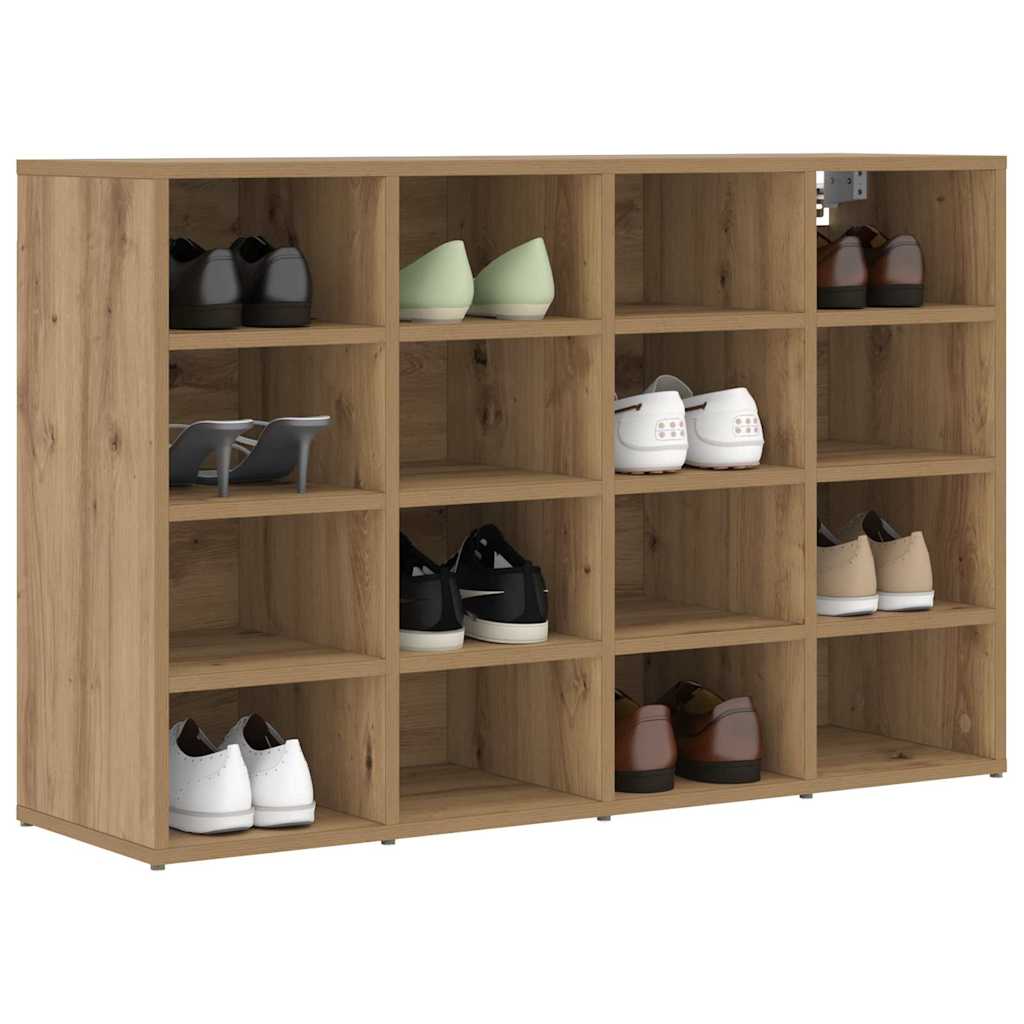 Meuble à chaussures chêne artisanal 103 x 30 x 67 cm - XIOS