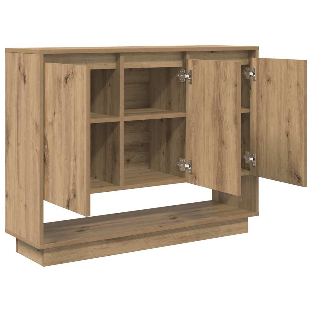 Buffet chêne artisanal 97 x 29 x 75 cm Bois d'ingénierie - XIOS