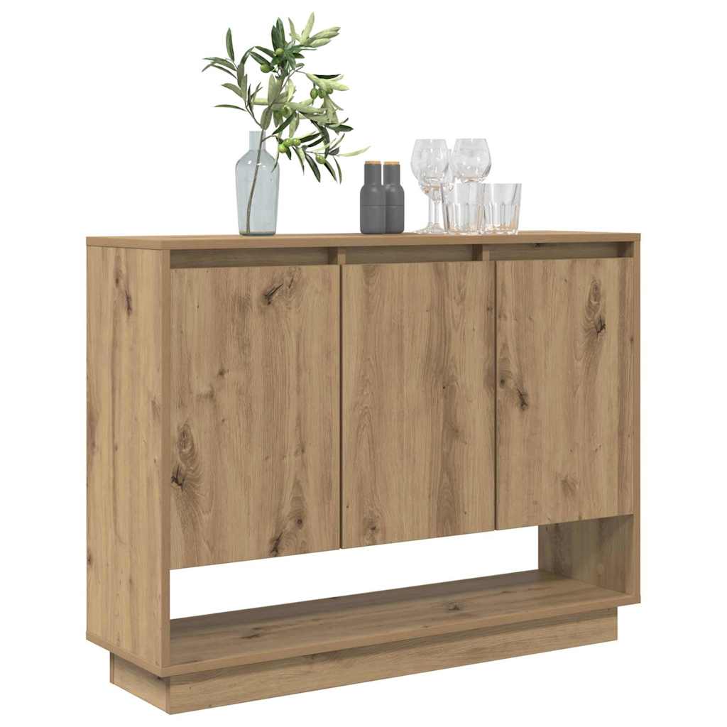 Buffet chêne artisanal 97 x 29 x 75 cm Bois d'ingénierie - XIOS