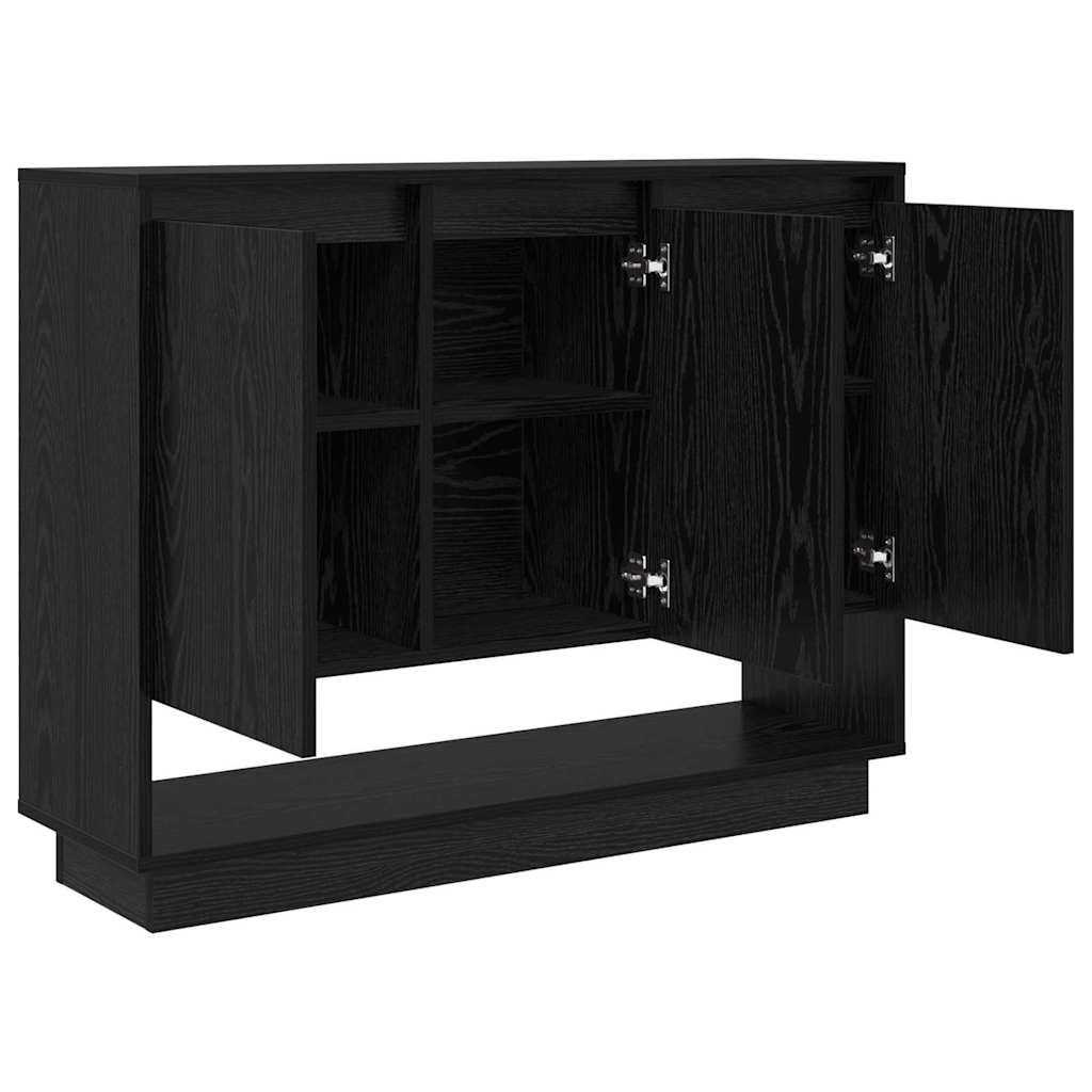 Buffet Chêne noir 97 x 29 x 75 cm Bois d'ingénierie - XIOS