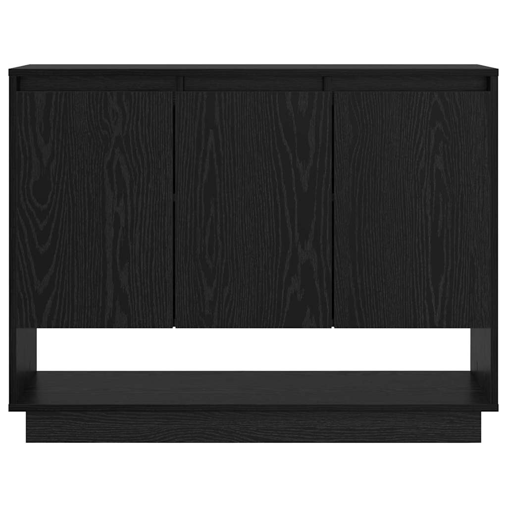 Buffet Chêne noir 97 x 29 x 75 cm Bois d'ingénierie - XIOS