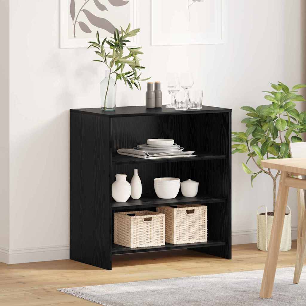 Buffet Noir 70 x 41 x 75 cm Bois d'ingénierie - XIOS