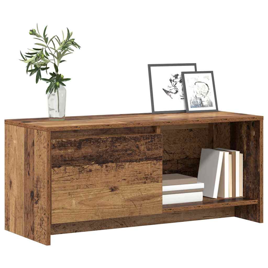 Meuble TV Bois ancien 90 x 35 x 40 cm Bois d'ingénierie - XIOS