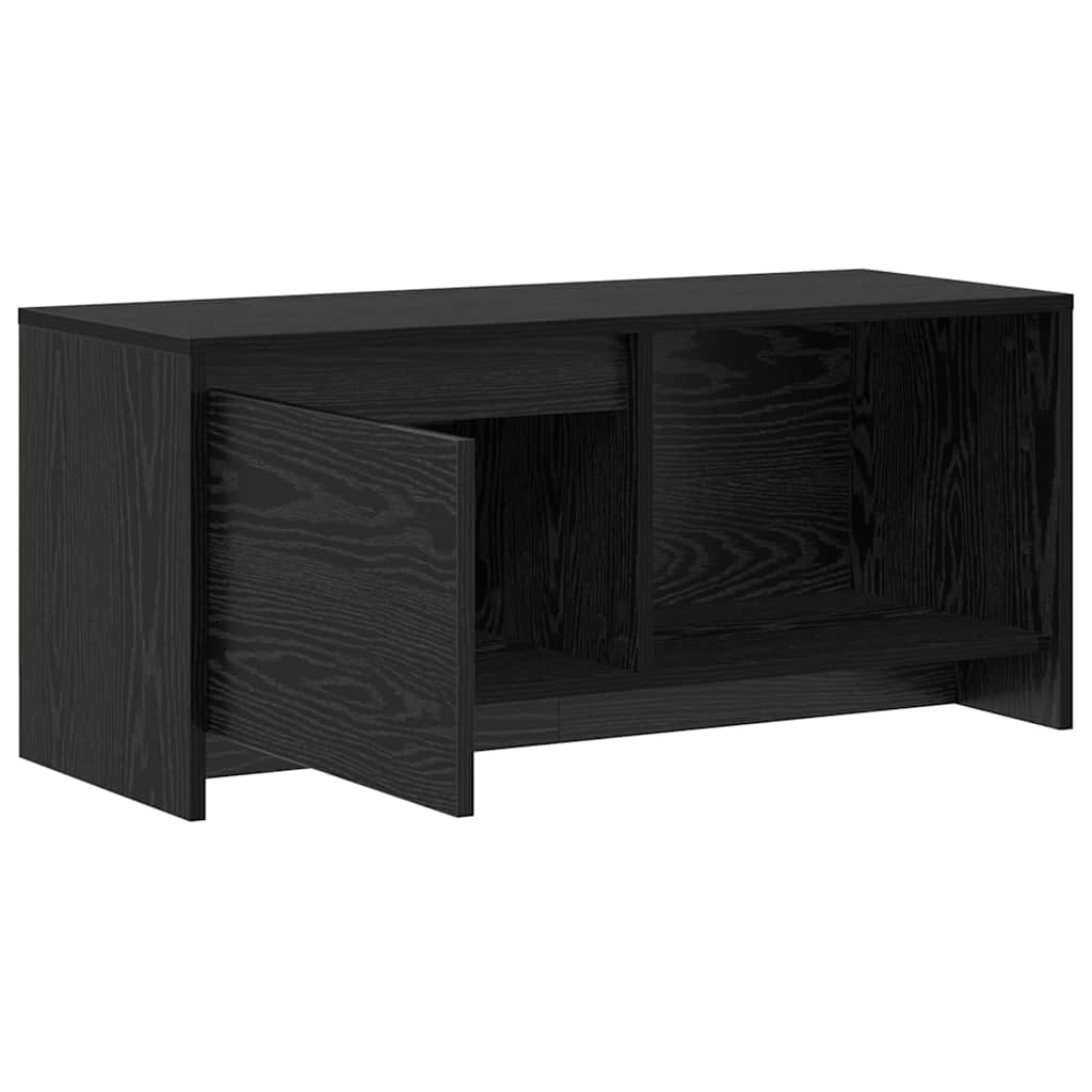 Meuble TV Chêne noir 90 x 35 x 40 cm Bois d'ingénierie - XIOS
