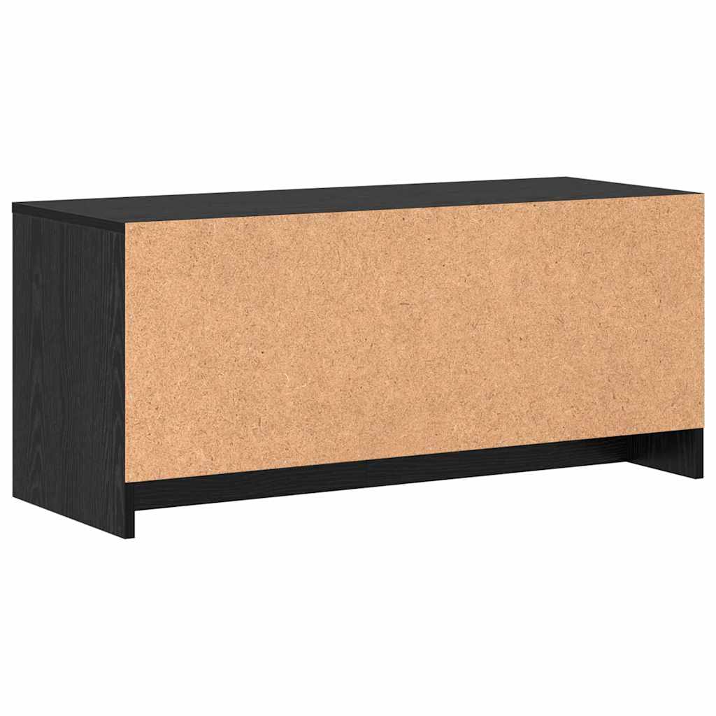 Meuble TV Chêne noir 90 x 35 x 40 cm Bois d'ingénierie - XIOS