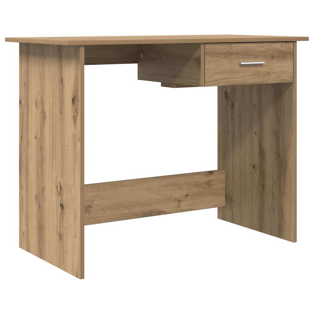 Bureau chêne artisanal 100 x 50 x 76 cm Bois d'ingénierie - XIOS