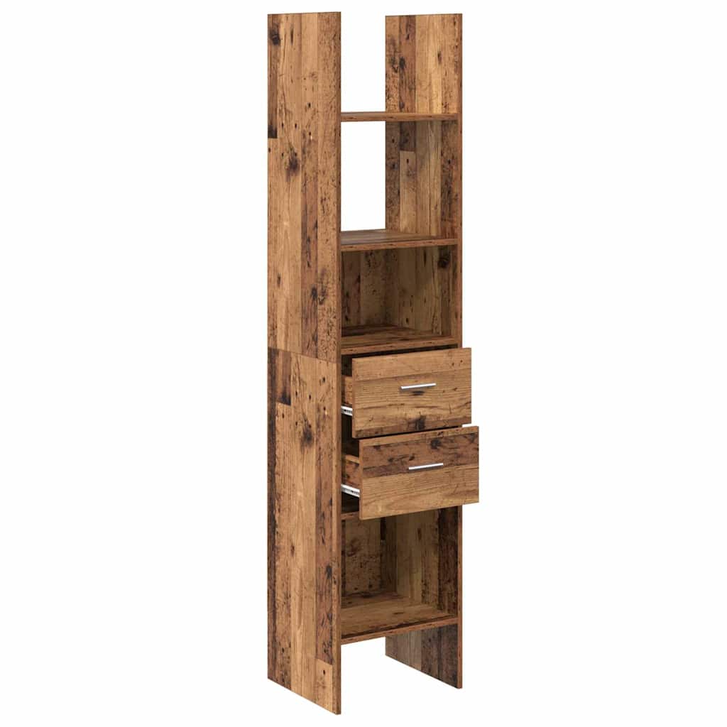 Bibliothèque Bois ancien 40 x 35 x 180 cm Bois d'ingénierie - XIOS
