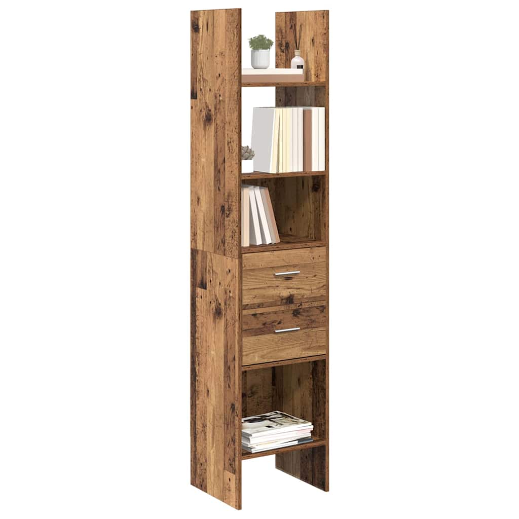 Bibliothèque Bois ancien 40 x 35 x 180 cm Bois d'ingénierie - XIOS