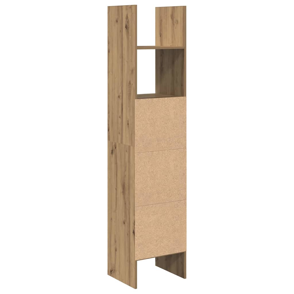 Bibliothèque chêne artisanal 40 x 35 x 180 cm Bois d'ingénierie - XIOS