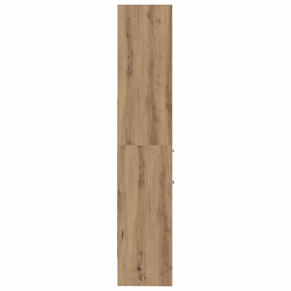 Bibliothèque chêne artisanal 40 x 35 x 180 cm Bois d'ingénierie - XIOS